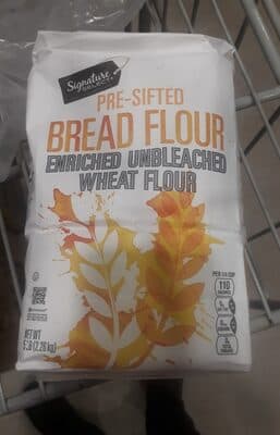 Pre-sifted bread flour