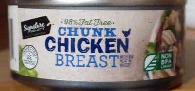 Chunk Chicken Breast With Rib Meat In Water