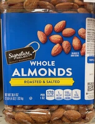 Roasted & Salted Whole Almonds