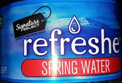 Spring water