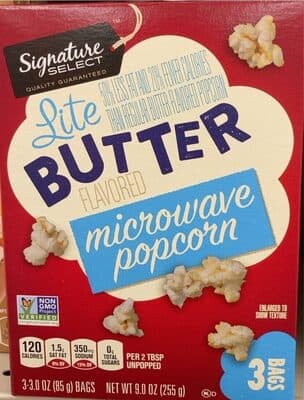 Lite Butter Flavored Microwave Popcorn
