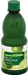 Lime 100% Juice From Concentrate