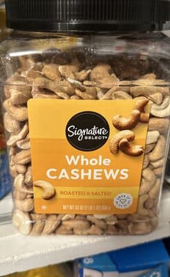 Whole Salted Cashews