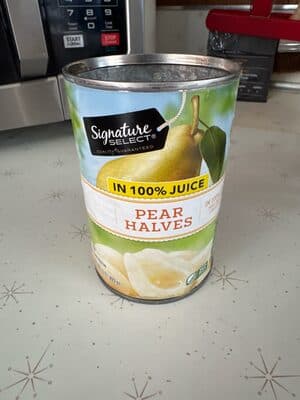Pear Halves in 100% Pear Juice from Concentrate