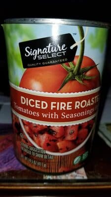 Fire Roasted Diced Tomatoes With Seasonings In Juice