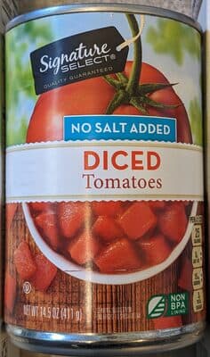No Salt Added Diced Tomatoes