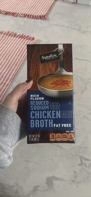 Reduced Sodium Chicken Fat Free Broth