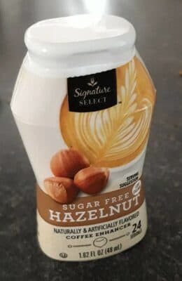 Hazelnut Flavored Sugar-Free Coffee Enhancer