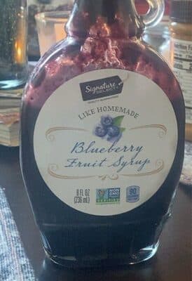 Blueberry Fruit Syrup