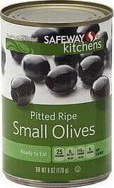 Small Ripe Pitted Olives