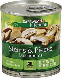 Mushrooms Pieces & Stems