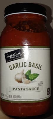 Garlic Basil Pasta Sauce