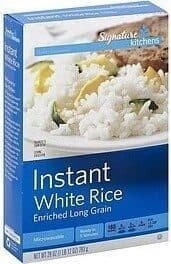 White Instant Enriched Long Grain Rice