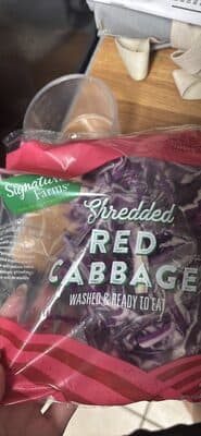Shredded Red Cabbage