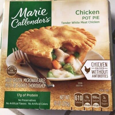 Chicken Pot Pie Tender White Meat Chicken