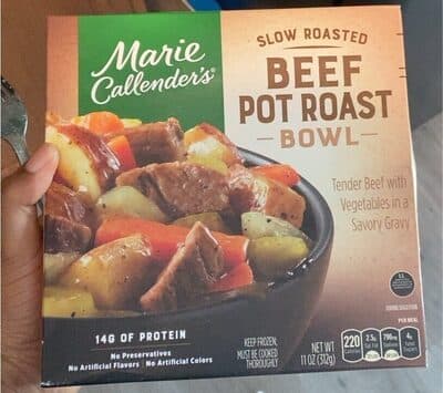 Marie Callender's Slow Roasted Beef Pot Roast Bowl