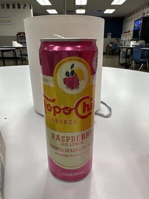 Raspberry with Lemon Flavored Sparkling Water