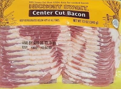 Center cut bacon