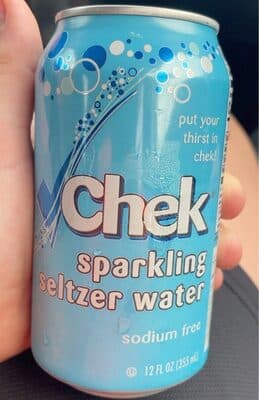 Chek Sparkling Seltzer Water