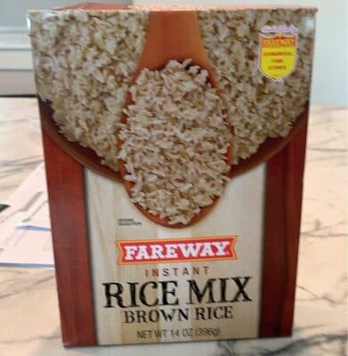 Instant brown rice