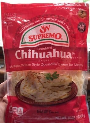 Chihuahua Shredded Authentic Mexican Style Quesadilla Cheese