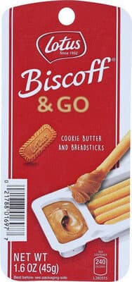 COOKIE BUTTER AND BREADSTICKS