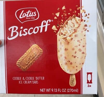 Cookie & Cookie Butter Ice Cream Bars