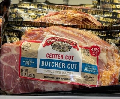 Butcher cut bacon
