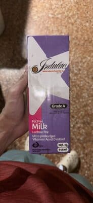 Leche con lactasa sin grasa
