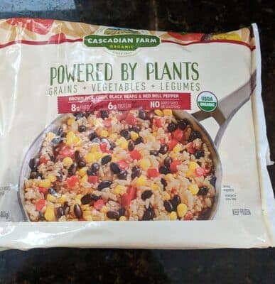 Brown Rice, Corn, Black Beans & Red Bell Pepper Powered by Plants Grains + Vegetables + Legumes