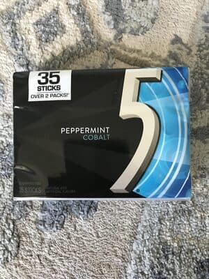 Peppermint Cobalt Sugarfree Gum