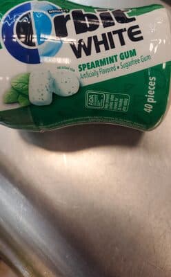 White Spearmint Sugarfree Gum
