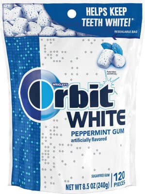 White Peppermint Sugarfree Gum