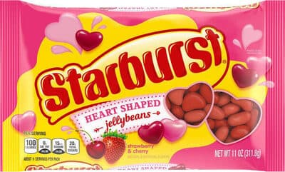 Strawberry & Cherry Heart Shaped Jellybeans
