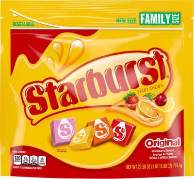 Original Fruit Chews, Strawberry, Lemon, Orange & Cherry