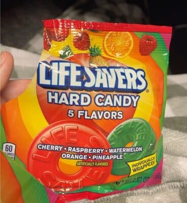 Cherry, Raspberry, Watermelon, Orange, Pineapple Hard Candy