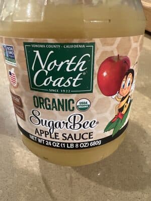 Organic SugarBee Apple Sauce