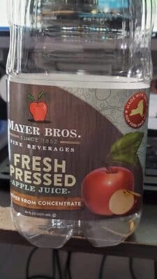 Fresh Pressed Apple Juice