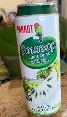 Soursop Juice Drink with pulp