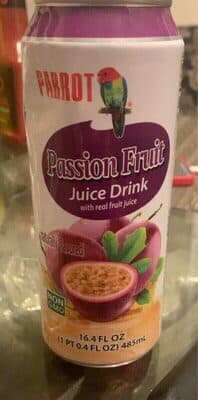 Passion fruit juice drink