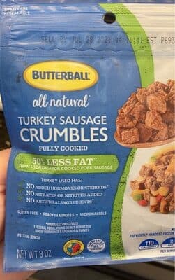 Turkey Sausage Crumbles