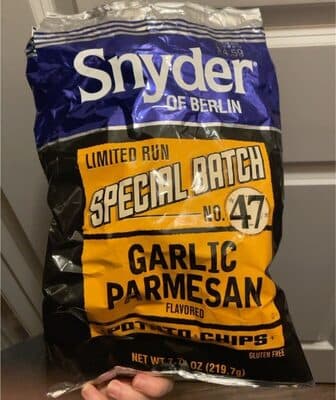 Garlic Parmesan Potato Chips