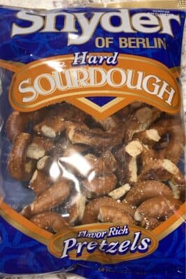 Hard Sourdough Pretzels