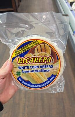 White Corn Arepas