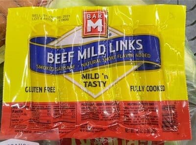 Beef Mild Links