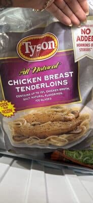 TYSON, ALL NATURAL CHICKEN BREASTS TENDERLOINS