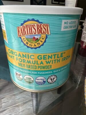Organic Gentle Infant Formula With Iron