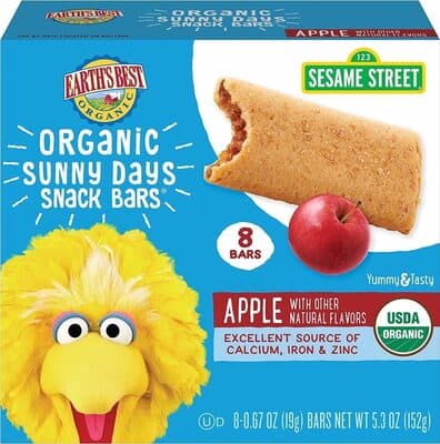 Sunny Days Apple Snack Bars