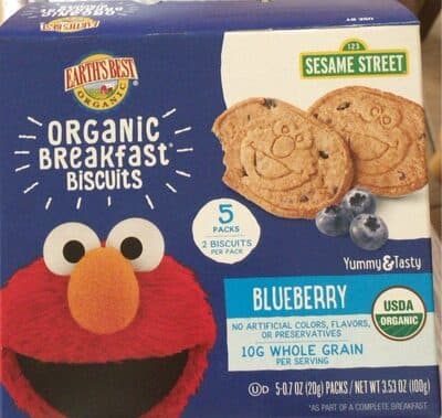 Blueberry Organic Breakfast Biscuits