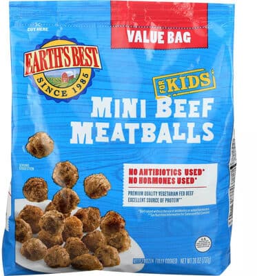 Mini Beef Meatballs For Kids